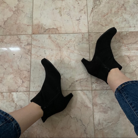 Black Ankle Boots - Picture 2 of 9